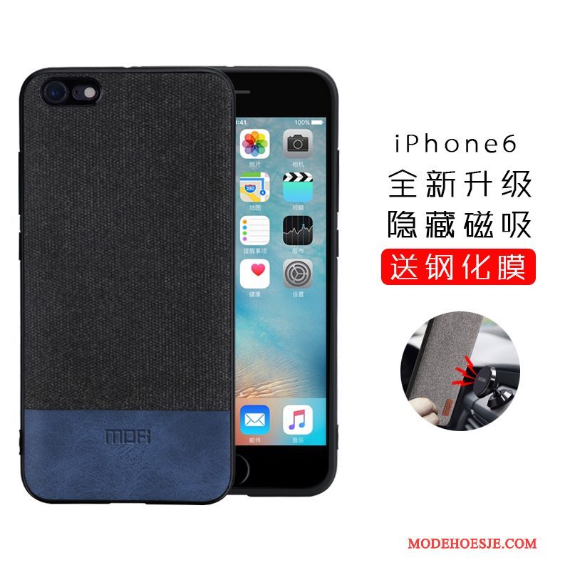 Hoesje iPhone 6/6s Plus Zakken Grijs Trend, Hoes iPhone 6/6s Plus Siliconen Anti-falltelefoon