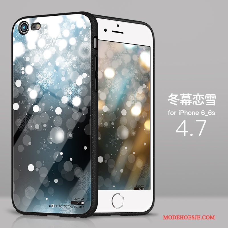 Hoesje iPhone 6/6s Plus Zakken Net Red Glas, Hoes iPhone 6/6s Plus Siliconen Duntelefoon