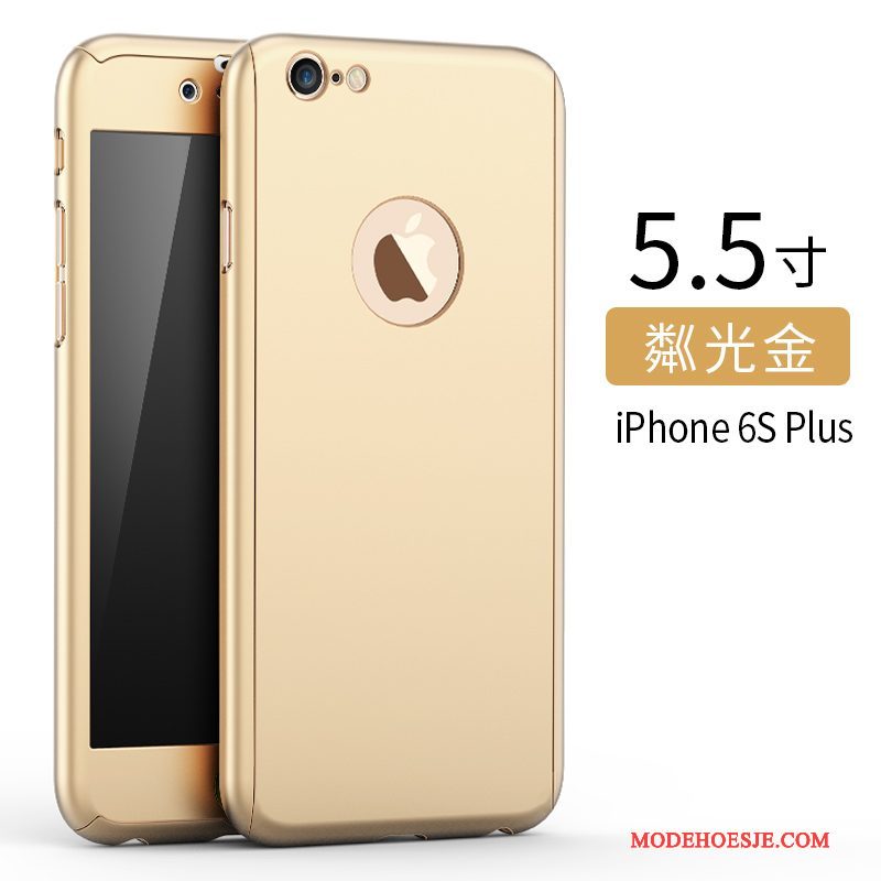 Hoesje iPhone 6/6s Plus Zakken Trend Schrobben, Hoes iPhone 6/6s Plus Goud Anti-fall