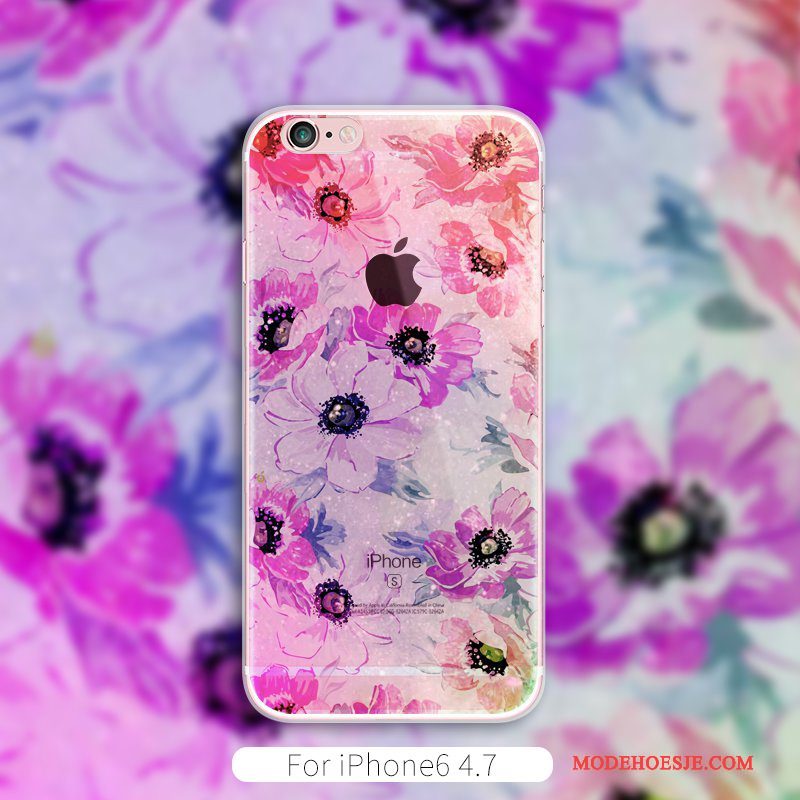 Hoesje iPhone 6/6s Scheppend Telefoon Trend, Hoes iPhone 6/6s Groen Kunst