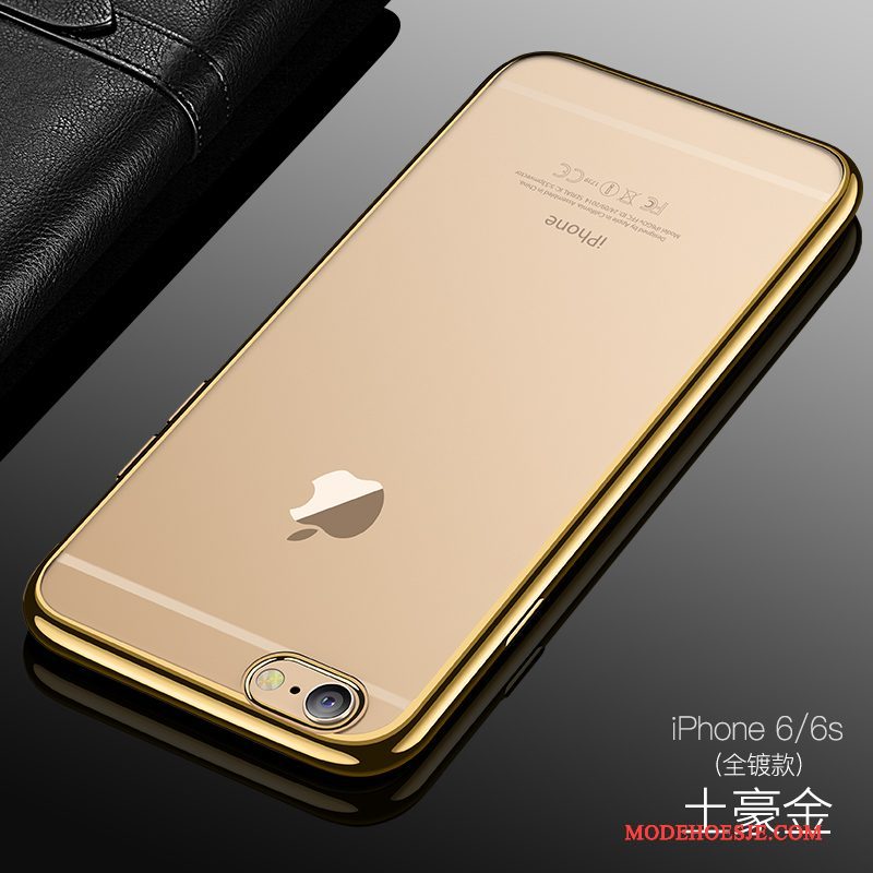Hoesje iPhone 6/6s Siliconen Dun Anti-fall, Hoes iPhone 6/6s Trend Doorzichtig