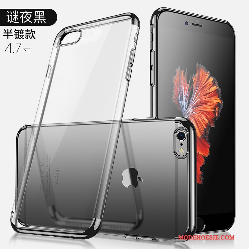 Hoesje iPhone 6/6s Siliconen Dun Anti-fall, Hoes iPhone 6/6s Trend Doorzichtig