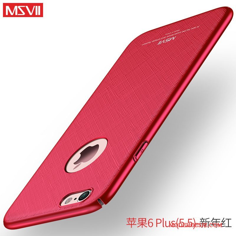 Hoesje iPhone 6/6s Siliconen Hard Rood, Hoes iPhone 6/6s Bescherming Anti-falltelefoon