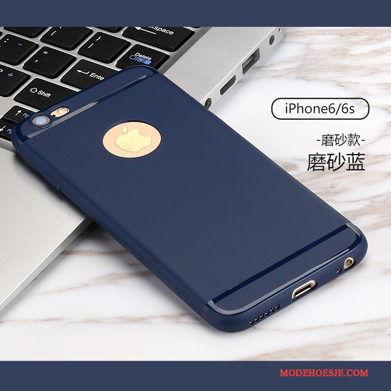 Hoesje iPhone 6/6s Siliconen Schrobben Dun, Hoes iPhone 6/6s Bescherming Telefoon Anti-fall