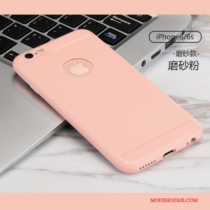 Hoesje iPhone 6/6s Siliconen Schrobben Dun, Hoes iPhone 6/6s Bescherming Telefoon Anti-fall