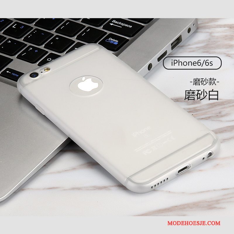 Hoesje iPhone 6/6s Siliconen Schrobben Dun, Hoes iPhone 6/6s Bescherming Telefoon Anti-fall