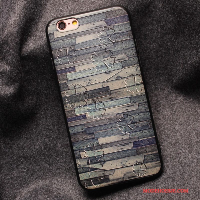 Hoesje iPhone 6/6s Siliconen Schrobben Trendy Merk, Hoes iPhone 6/6s Zakken Persoonlijktelefoon