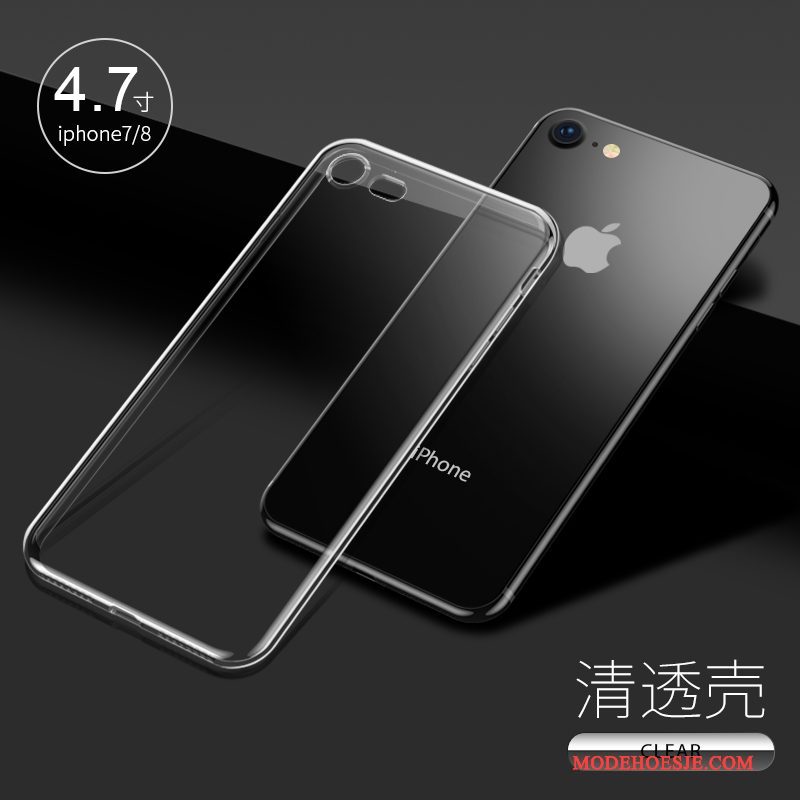 Hoesje iPhone 6/6s Siliconen Telefoon Anti-fall, Hoes iPhone 6/6s Zacht Grijs Trend