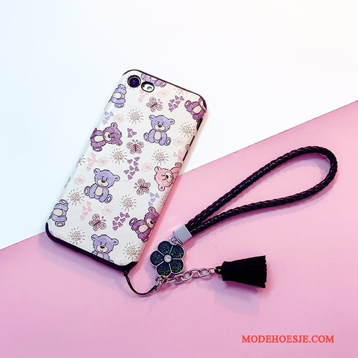 Hoesje iPhone 6/6s Spotprent Mooietelefoon, Hoes iPhone 6/6s Zacht Roze Anti-fall