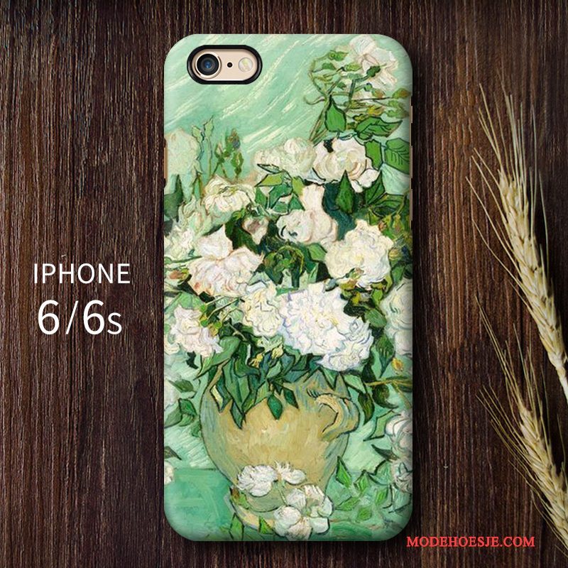 Hoesje iPhone 6/6s Vintage Sterrenhemel Hoge, Hoes iPhone 6/6s Bescherming Schrobben Kunst