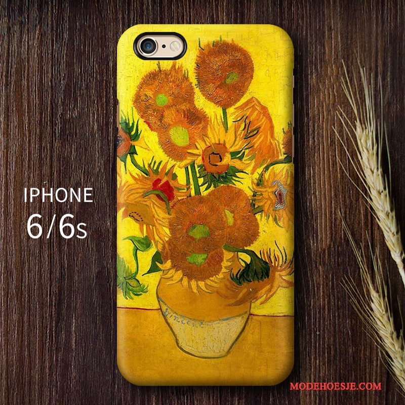 Hoesje iPhone 6/6s Vintage Sterrenhemel Hoge, Hoes iPhone 6/6s Bescherming Schrobben Kunst