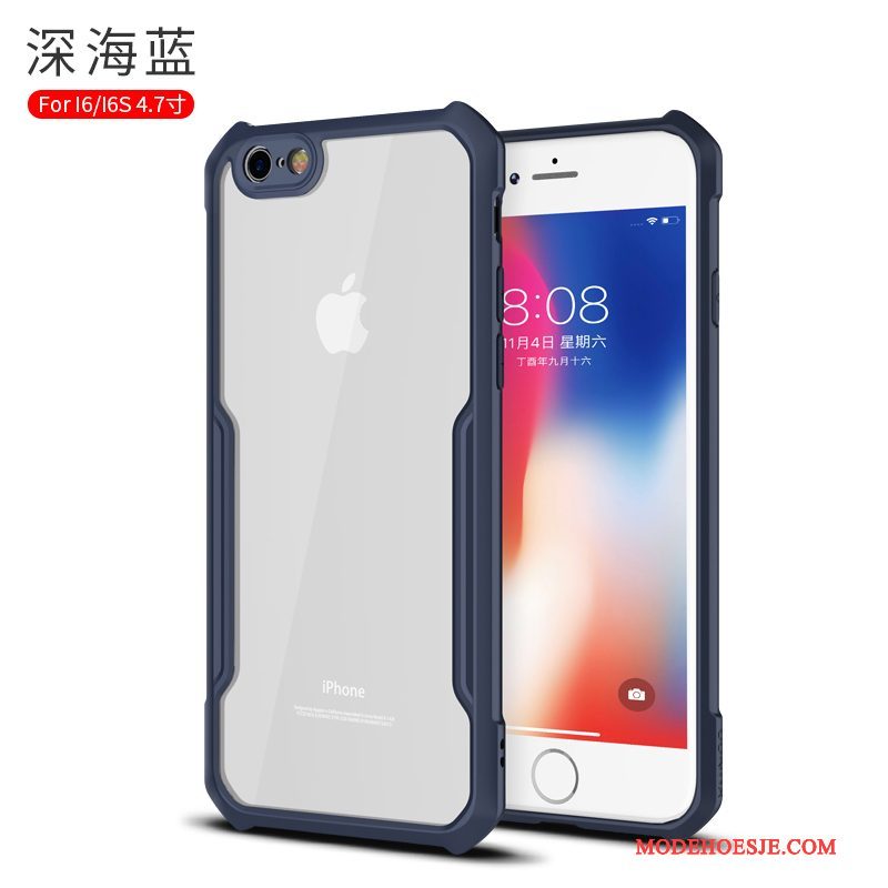 Hoesje iPhone 6/6s Zacht Anti-falltelefoon, Hoes iPhone 6/6s Zakken Doorzichtig Trend