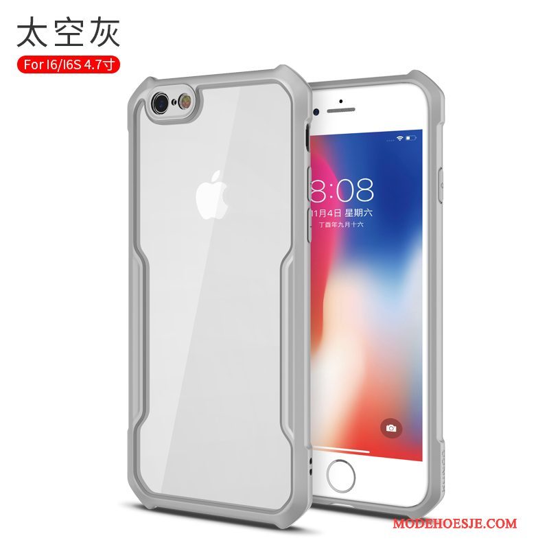 Hoesje iPhone 6/6s Zacht Anti-falltelefoon, Hoes iPhone 6/6s Zakken Doorzichtig Trend