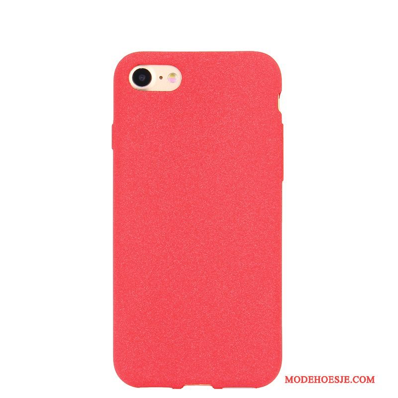 Hoesje iPhone 6/6s Zacht Effen Kleur Lovers, Hoes iPhone 6/6s Siliconen Telefoon Rood