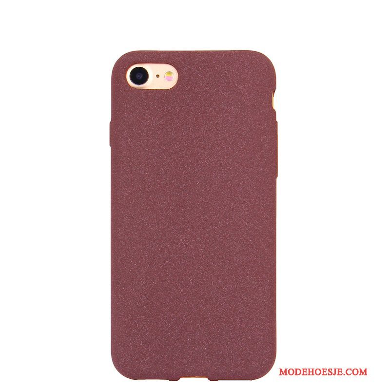 Hoesje iPhone 6/6s Zacht Effen Kleur Lovers, Hoes iPhone 6/6s Siliconen Telefoon Rood