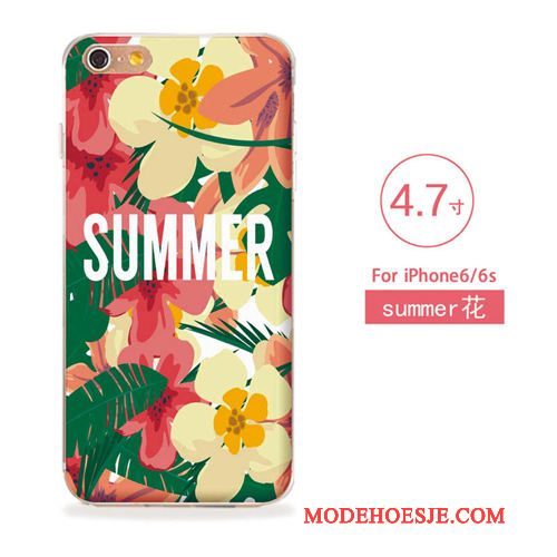 Hoesje iPhone 6/6s Zacht Kunsttelefoon, Hoes iPhone 6/6s Siliconen Roze Nieuw