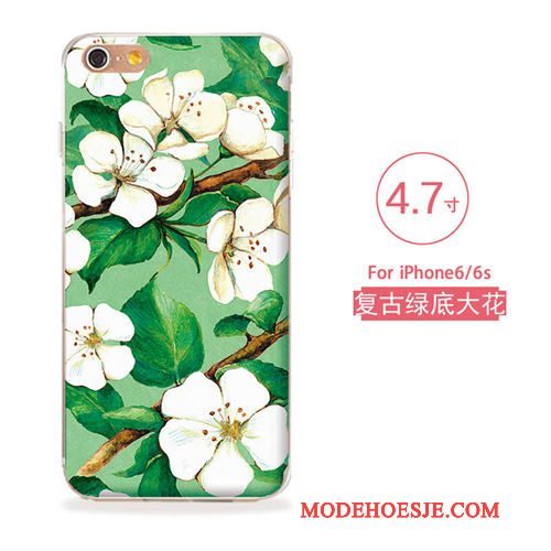 Hoesje iPhone 6/6s Zacht Kunsttelefoon, Hoes iPhone 6/6s Siliconen Roze Nieuw