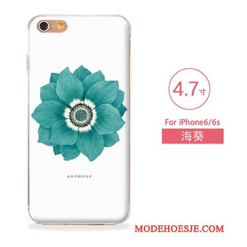 Hoesje iPhone 6/6s Zacht Kunsttelefoon, Hoes iPhone 6/6s Siliconen Roze Nieuw