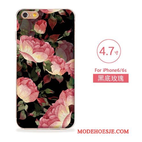 Hoesje iPhone 6/6s Zacht Kunsttelefoon, Hoes iPhone 6/6s Siliconen Roze Nieuw