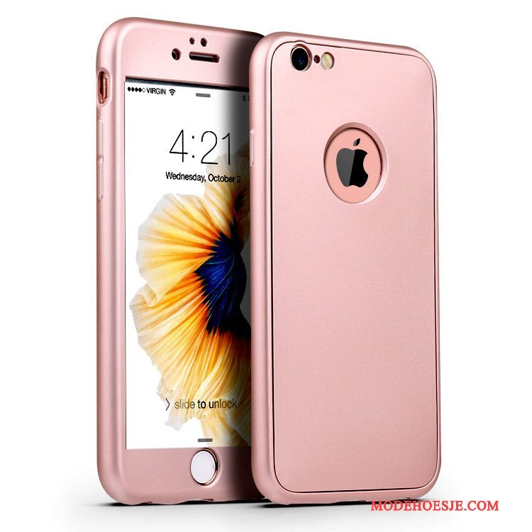 Hoesje iPhone 6/6s Zacht Roze Anti-fall, Hoes iPhone 6/6s Zakken Trendtelefoon