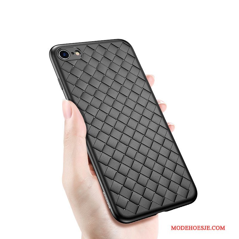 Hoesje iPhone 6/6s Zacht Trend Zwart, Hoes iPhone 6/6s Siliconen Anti-falltelefoon