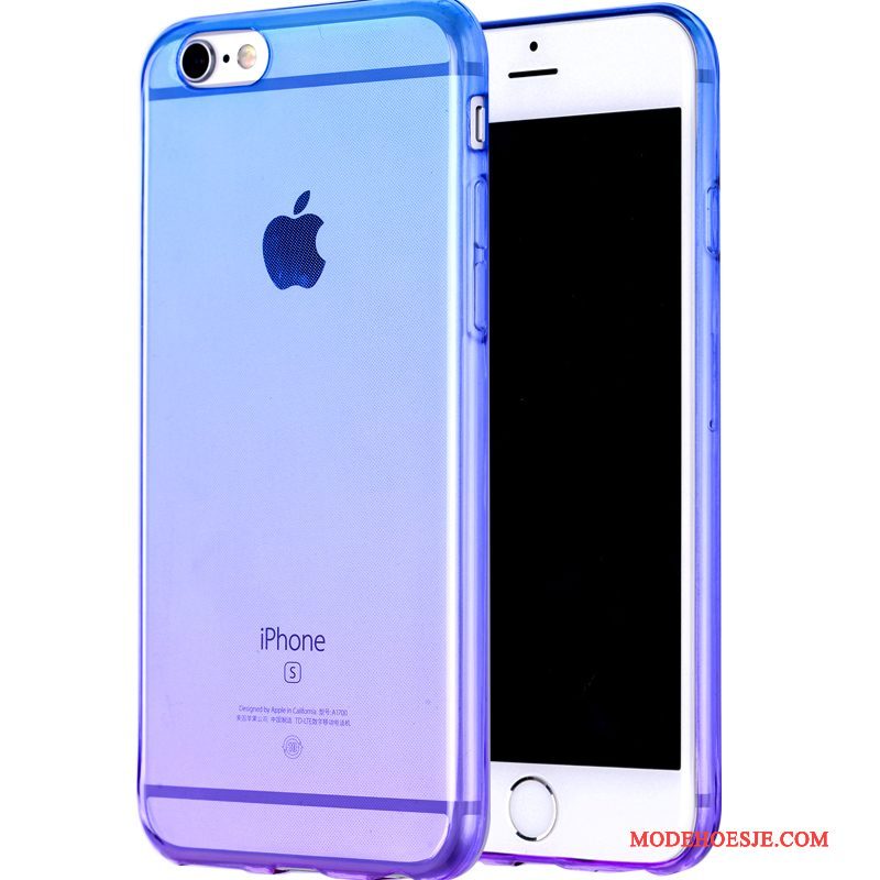 Hoesje iPhone 6/6s Zakken Groen Doorzichtig, Hoes iPhone 6/6s Zacht Pu Verloop