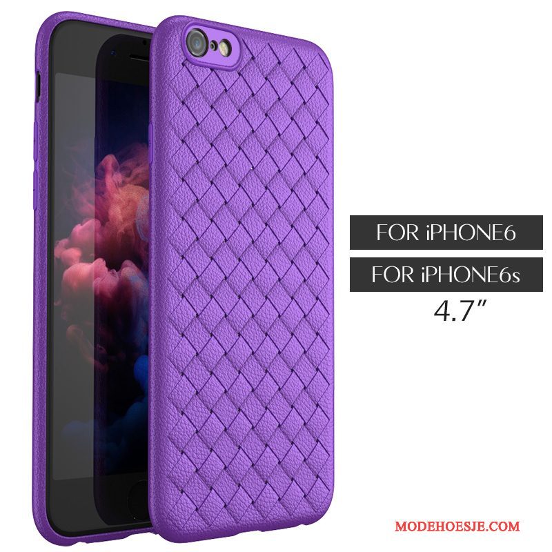 Hoesje iPhone 6/6s Zakken Telefoon Zwart, Hoes iPhone 6/6s Zacht Weven Trend