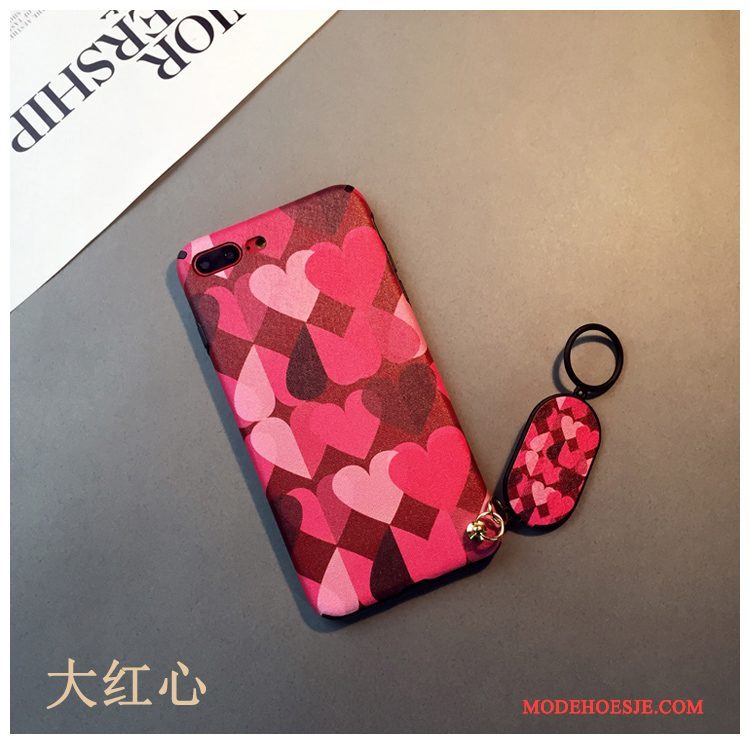 Hoesje iPhone 6/6s Zijde Hart Nieuw, Hoes iPhone 6/6s Trend Rood