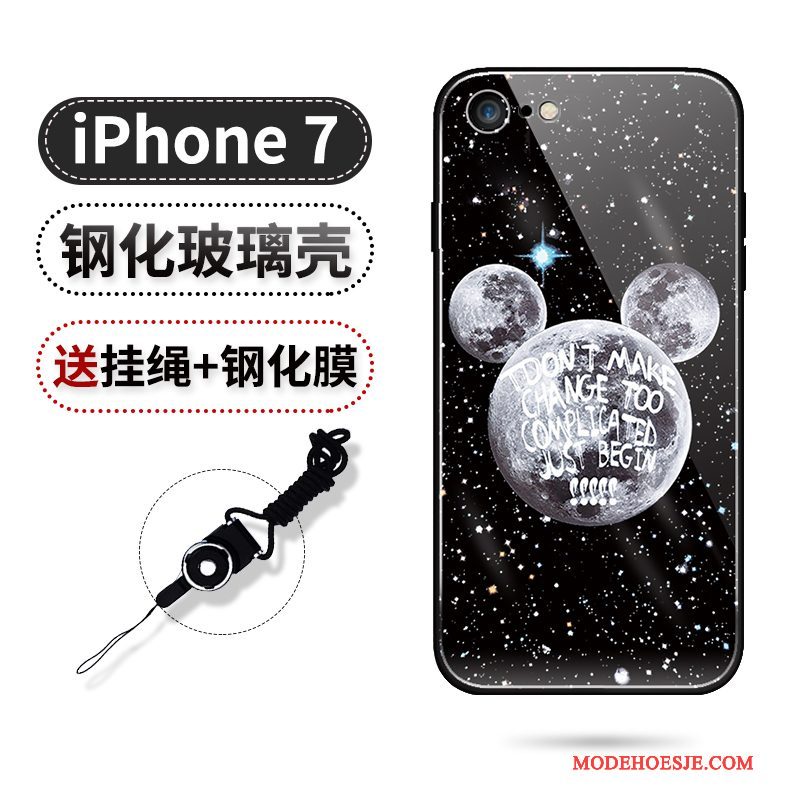 Hoesje iPhone 7 Bescherming Glas Persoonlijk, Hoes iPhone 7 Trendy Merk Nieuw