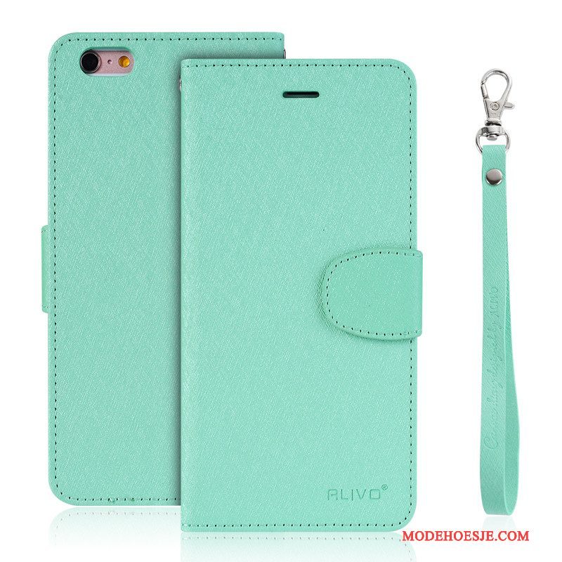 Hoesje iPhone 7 Bescherming Groen Anti-fall, Hoes iPhone 7 Folio Telefoon