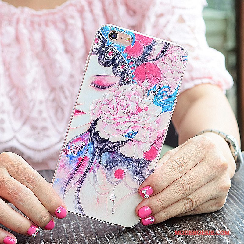 Hoesje iPhone 7 Bescherming Telefoon Hua Dan, Hoes iPhone 7 Kleur Chinese Stijl Facebook