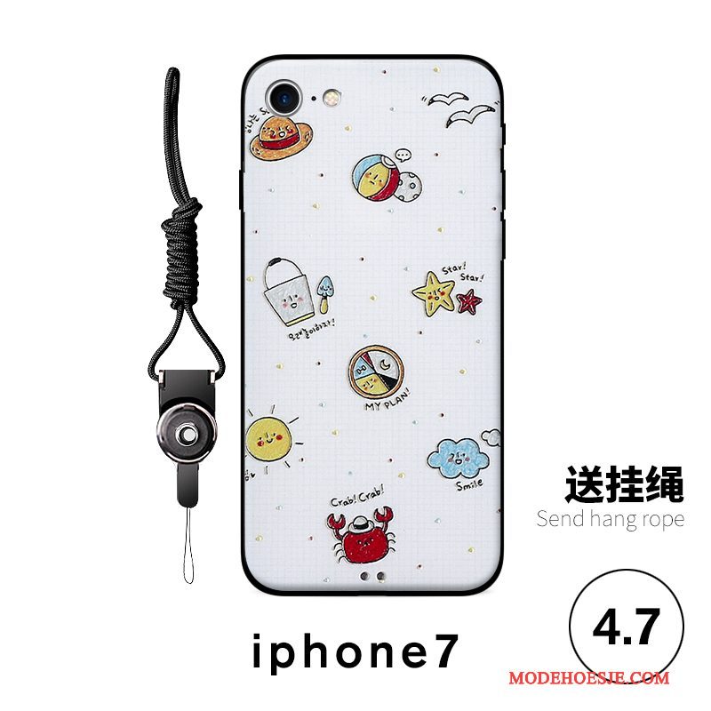 Hoesje iPhone 7 Kleur Anti-falltelefoon, Hoes iPhone 7 Zakken Hanger Mooie