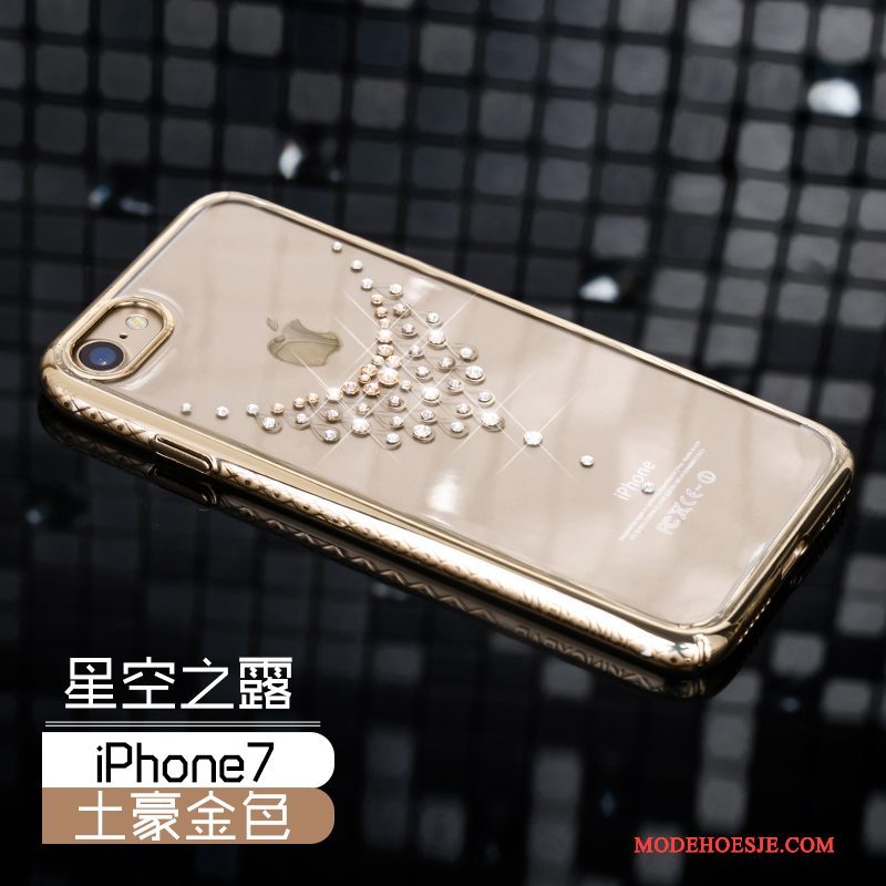 Hoesje iPhone 7 Luxe Dun Nieuw, Hoes iPhone 7 Strass Anti-fall Hard