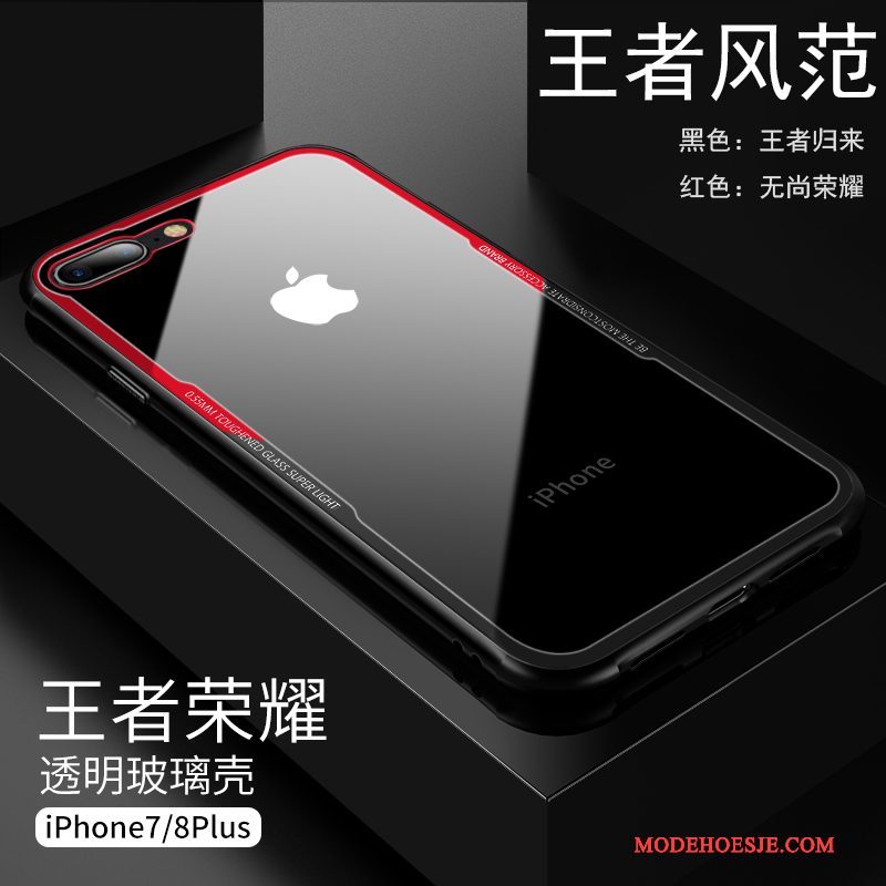 Hoesje iPhone 7 Plus Bescherming Telefoon Wit, Hoes iPhone 7 Plus Anti-fall Glas