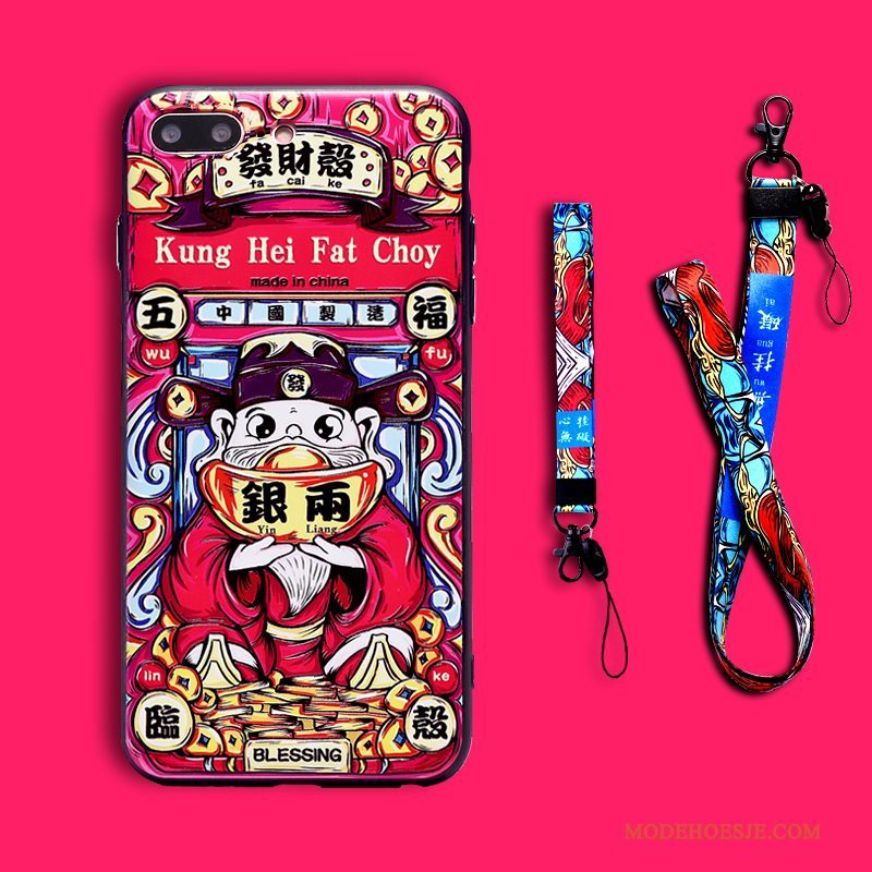 Hoesje iPhone 7 Plus Kleur Chinese Stijl Persoonlijk, Hoes iPhone 7 Plus Scheppend Telefoon Trendy Merk