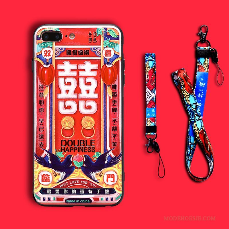 Hoesje iPhone 7 Plus Kleur Chinese Stijl Persoonlijk, Hoes iPhone 7 Plus Scheppend Telefoon Trendy Merk