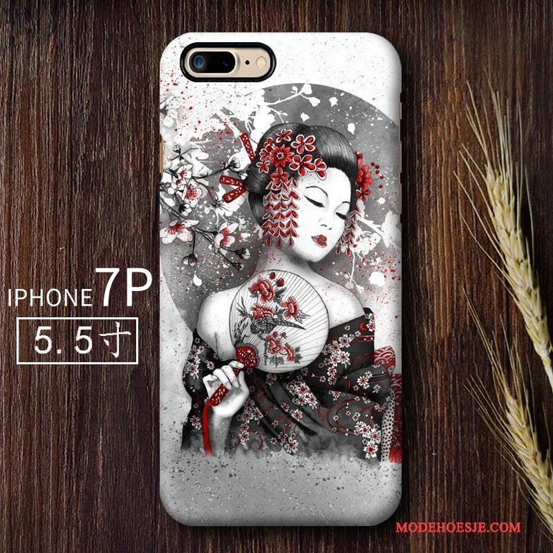 Hoesje iPhone 7 Plus Scheppend Kunst Hard, Hoes iPhone 7 Plus Wind Anti-fall