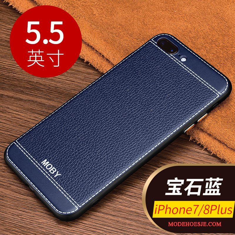 Hoesje iPhone 7 Plus Siliconen Dun Trend, Hoes iPhone 7 Plus Zacht Anti-falltelefoon