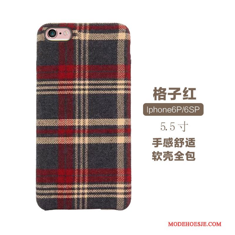 Hoesje iPhone 7 Plus Zacht Anti-falltelefoon, Hoes iPhone 7 Plus Zakken Chinese Stijl Rood