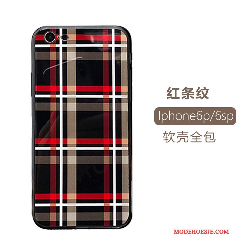 Hoesje iPhone 7 Plus Zacht Anti-falltelefoon, Hoes iPhone 7 Plus Zakken Chinese Stijl Rood