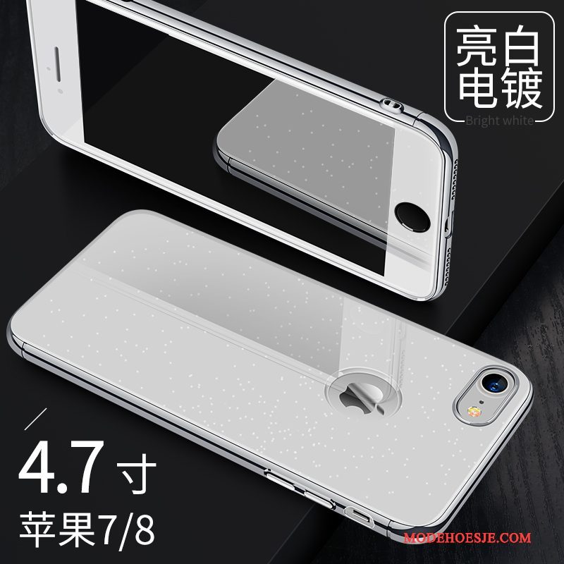 Hoesje iPhone 7 Scheppend Zilver Persoonlijk, Hoes iPhone 7 Telefoon Dun