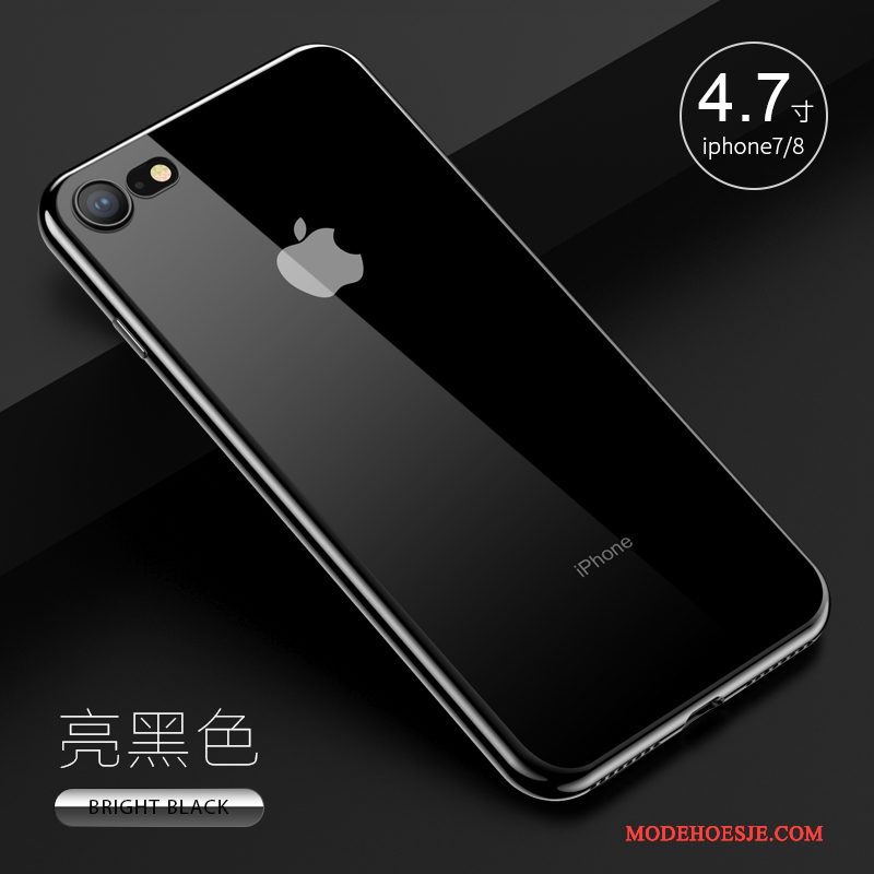 Hoesje iPhone 7 Zacht Rozetelefoon, Hoes iPhone 7 Siliconen Doorzichtig Anti-fall