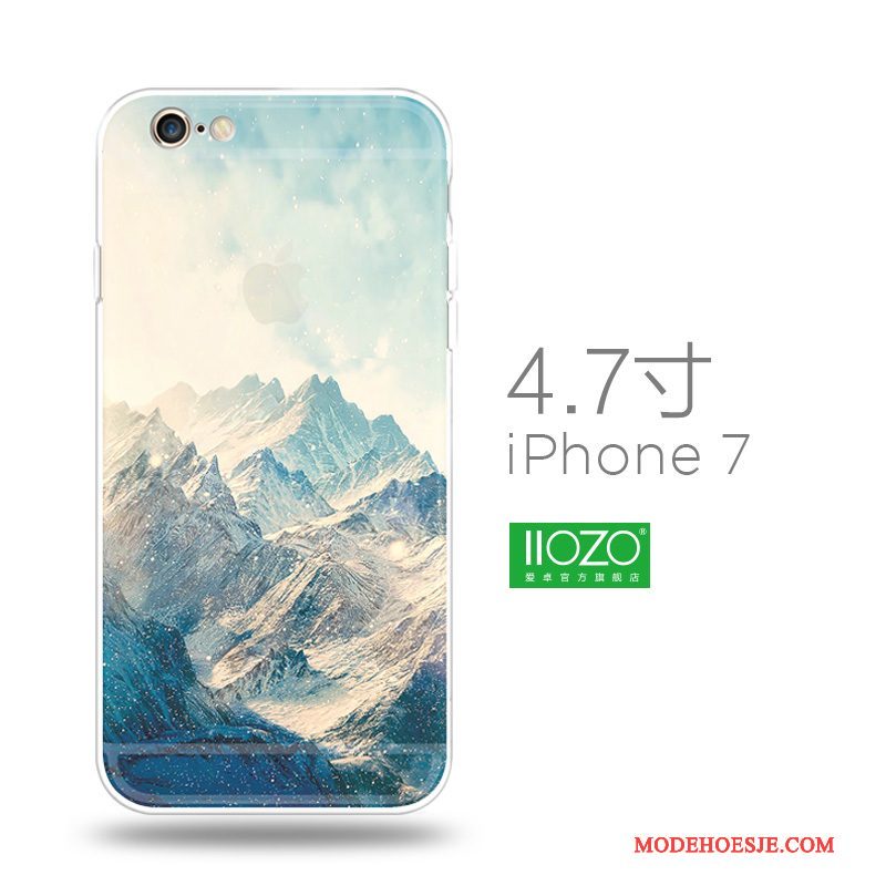 Hoesje iPhone 7 Zakken Chinese Stijl Anti-fall, Hoes iPhone 7 Scheppend Wittelefoon