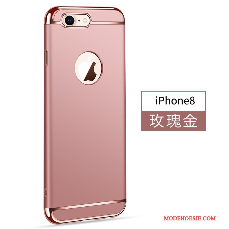 Hoesje iPhone 8 Bescherming Telefoon Hard, Hoes iPhone 8 Goud Anti-fall