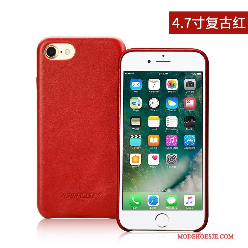 Hoesje iPhone 8 Kleur Telefoon Dun, Hoes iPhone 8 Zakken Anti-fall