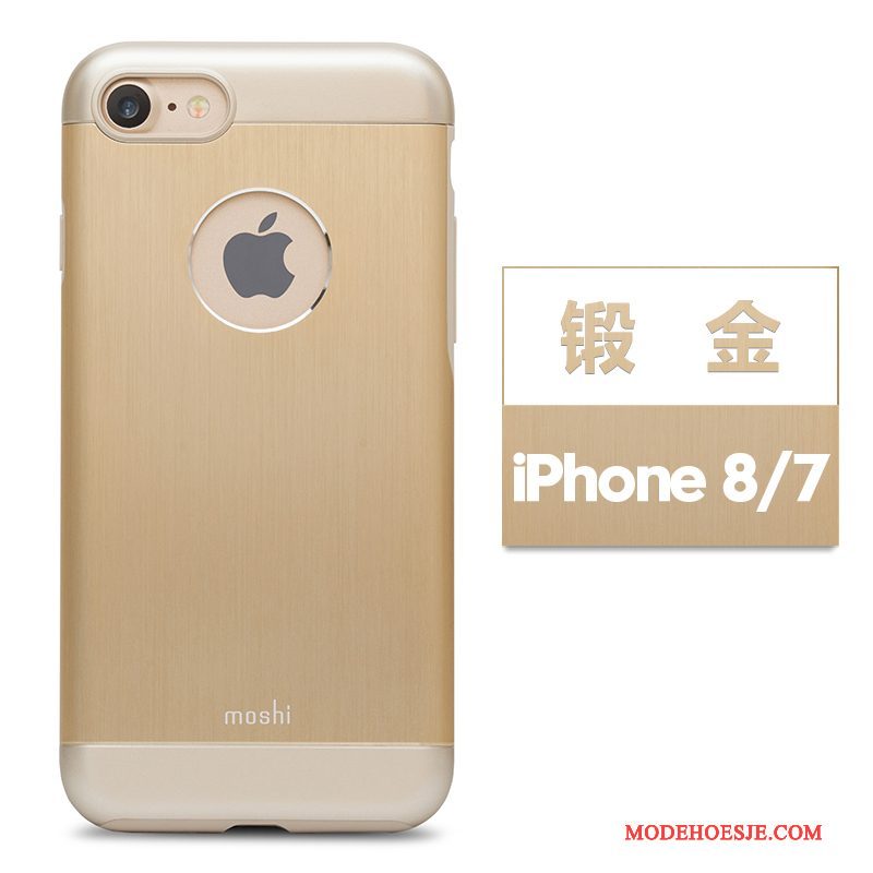 Hoesje iPhone 8 Metaal Roze Gemeenschappelijk, Hoes iPhone 8 Bescherming Telefoon