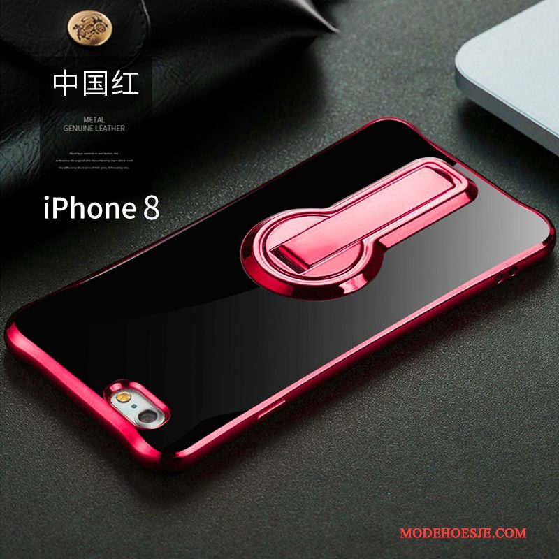 Hoesje iPhone 8 Ondersteuning Telefoon Anti-fall, Hoes iPhone 8 Rood Dun