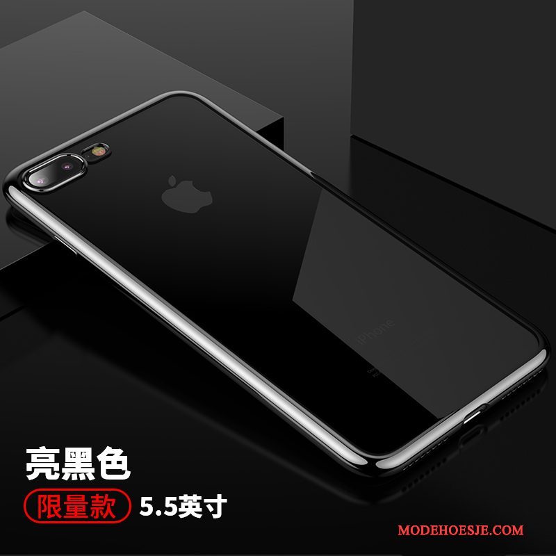 Hoesje iPhone 8 Plus Scheppend Doorzichtigtelefoon, Hoes iPhone 8 Plus Zacht Anti-fall Persoonlijk