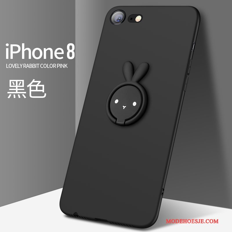 Hoesje iPhone 8 Plus Scheppend Rood Anti-fall, Hoes iPhone 8 Plus Siliconen Telefoon Persoonlijk