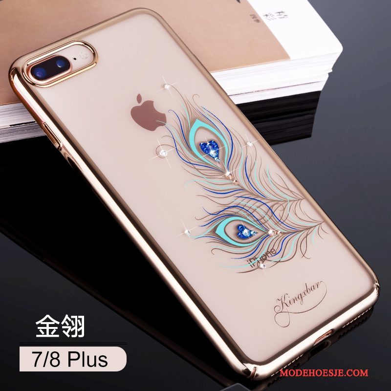 Hoesje iPhone 8 Plus Strass Trend Anti-fall, Hoes iPhone 8 Plus Luxe Telefoon Nieuw